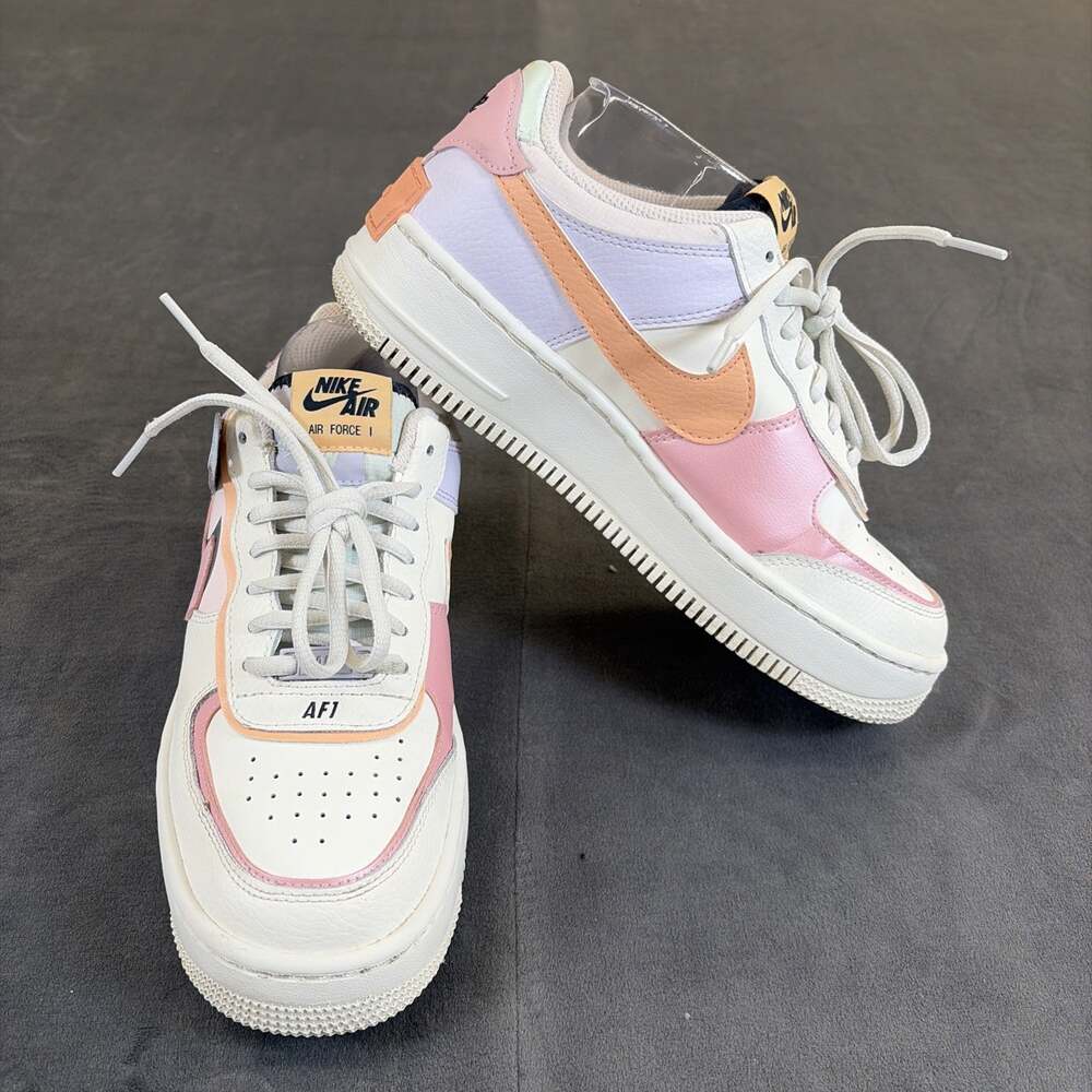 Nike Air Force 1 Shadow Pink Glaze Orange Chalk Women’s Size 8.5 CI0919-111
